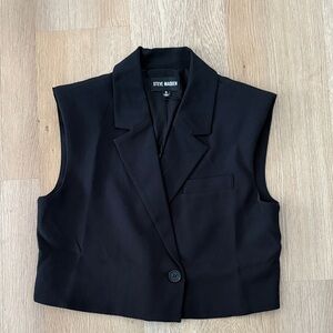 Steve Madden Women's Black Vest